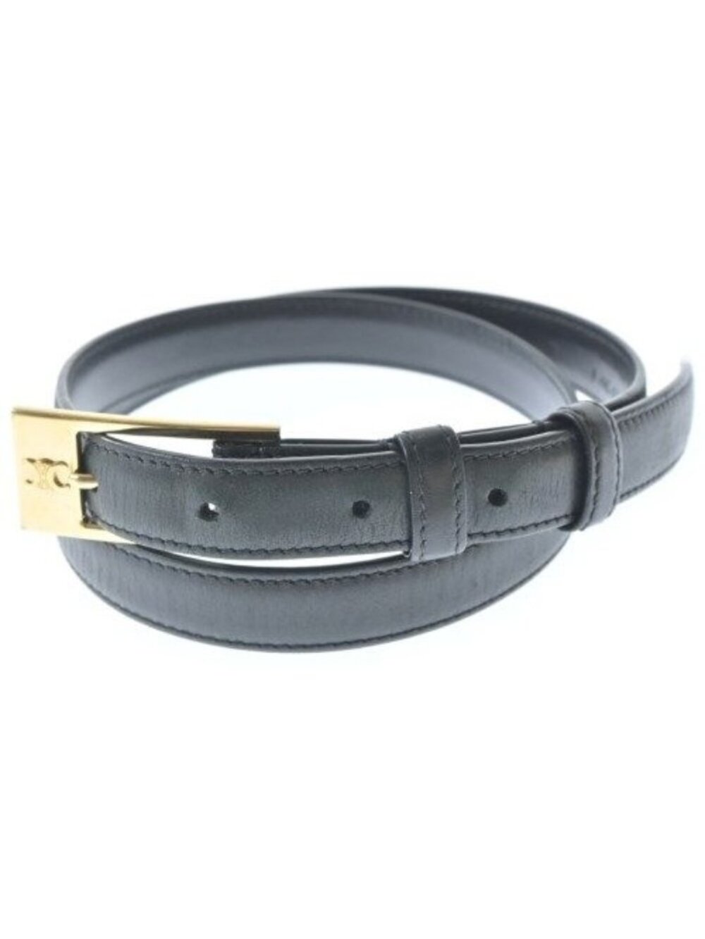 Celine Leather Belt Black